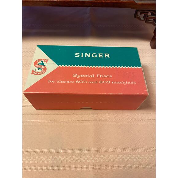 VTG  Box of 12 Special Discs for Decorative Stitching Classes 600 & 603 machine - Picture 2 of 12